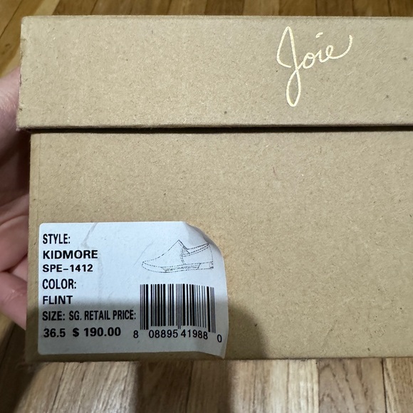 Joie Kidmore Snake Print Size 6.5 Casual Slip-On Leather Sneakers - Picture 3 of 6